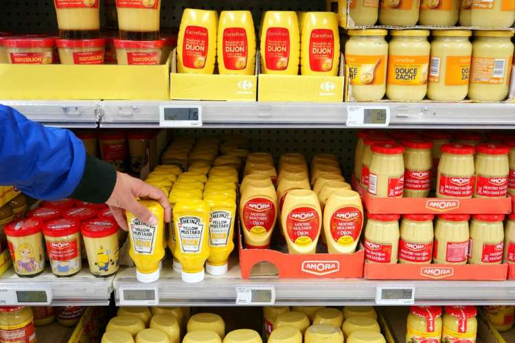 Peso diferente do produto na embalagem