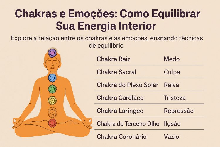 Chakras e Emoções: Como Equilibrar Sua Energia Interior e Alcançar o Bem-Estar Pleno. Entendendo o que são os chakras