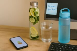A hidratação é essencial para o bom funcionamento do corpo — mas com a correria do dia a dia, é fácil esquecer de beber água.