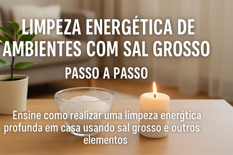 limpeza energética de ambientes com sal grosso é uma prática ancestral poderosa para eliminar energias negativas e restaurar a harmonia