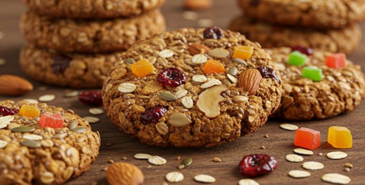  Alimente seus treinos e satisfaça sua vontade de doces com estes deliciosos e saudáveis cookies energéticos!