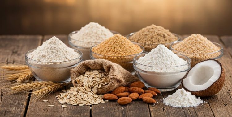 Farinhas: conheça os tipos e como usá-las. seus benefícios nutricionais e como incorporá-las na sua dieta para uma vida mais saudável