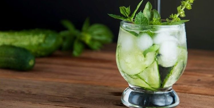 Experimente Mocktail de Chá Verde e Pepino e desfrute de uma bebida refrescante e saudável que é perfeita para qualquer momento do dia!