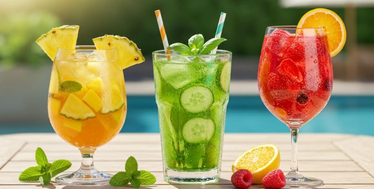 Mocktails Refrescantes. Prepare-se para elevar seus momentos com estas 3 receitas de mocktails incríveis, coloridas e cheias de sabor