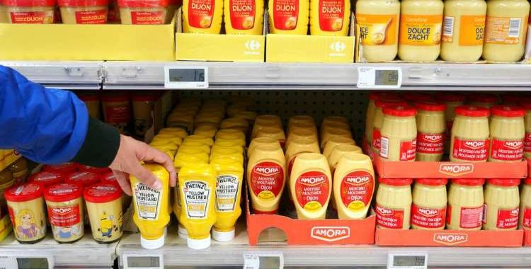 Peso diferente do produto na embalagem