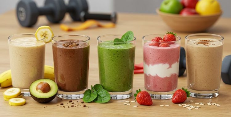Smoothie Para Ganhar Massa Muscular. 5 receitas de smoothies proteicos que irão acelerar seus ganhos musculares de forma deliciosa.